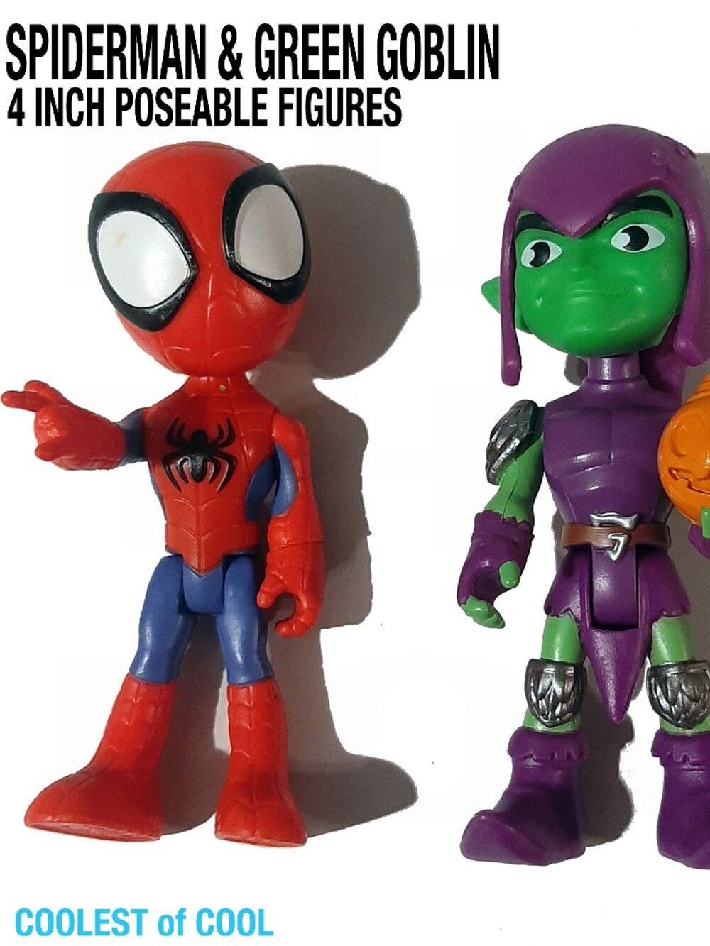 Spiderman Green Goblin 4” Action Figure Marvel Spidey and His Amazing Friends
